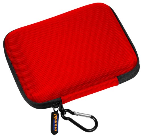 mumbi externe Festplattentasche bis 6,35 cm (2,5 Zoll) rot - 3