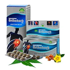 Pankajakasthuri Ortho Herb Tablet 60 and Ortho Herb Oil 100ml