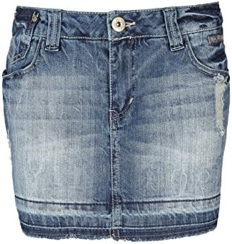 Fresh Made Women's Denim Mini Skirt middle blue XS
