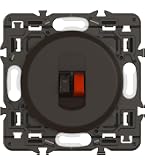 Legrand Dooxie Presa Altoparlante Doppia - Finitura Nero - Per Hi-Fi E Home Cinema - Collegamento Semplice - 2