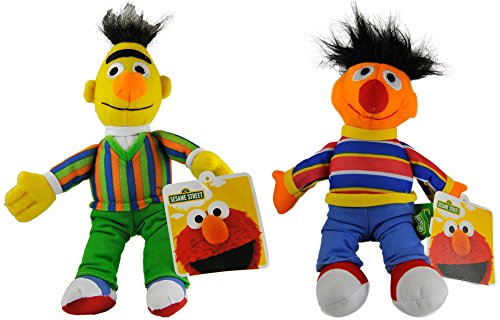 Preisvergleich Produktbild Sesamstrasse Plüschfiguren-Set Ernie + Bert ca. 22 cm