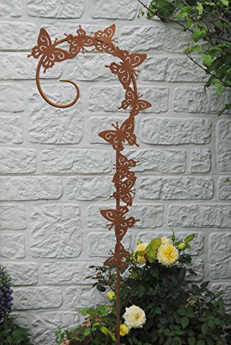 Schmetterling Gartenstecker Deko Rostoptik 120 cm