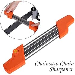 FENSIN Easy File 2 en 1 Affûteuse de chaîne pour tronçonneuse 5 / 32P 4.0mm Outil de meulage pour chaîne Tronçonneuse pour chaîne Tronçonneuse Manuelle Unité d'outil d'affûtage pour chaîne