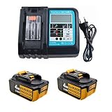 Tipo de batería: ion de litio. Voltaje: 18 V. Capacidad de la batería: 4000 mAh con indicador LED.
