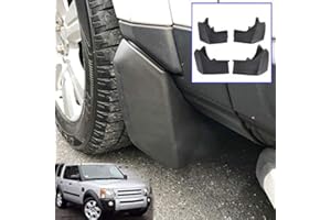 XUKEY Autogeformter Spritzschutz für Land Rover Discovery 3 04–08 LR3 Schmutzfänger – vorne und hinten, 4-teiliges Set