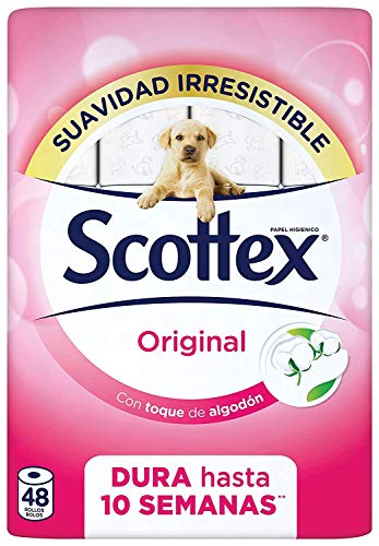 Scottex Original Papel Higiénico - 48 Rollos