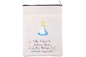 BAUNA Alice Movie Merchandise: Custodia per Libri, Regalo per Amanti di Wonderland e Bookworm, Fandom di Alice (Impossible BM)