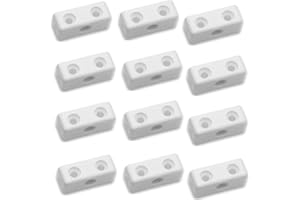 TERF® 50 Pcs Heavy Duty Modesty Block Wood & Furniture Jointing Connector - White