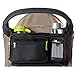 Produktbild YOYOBABY Kinderwagen-Organizer Baby Kinderwagentasche Für Smart Moms, passend für alle Spaziergänger, Premium Deep Cup Halter, extra große Stauraum für iPhones, Brieftaschen, Windeln, Bücher, Spielzeug & iPads, das perfekte Babyparty Geschenk!