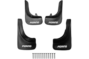 Omad Paraspruzzi per Fiat Fiorino Parafanghi anteriore + posteriore 4 pezzi KIT