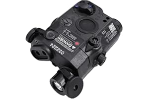 HWZ PEQ-15 Boîtier de Batterie Style Mise à Niveau Version Mise à Niveau LED Lumière Blanche Noire pour AEG GBB TB66