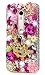 Produktbild Motorola Moto G (3rd Gen) Hülle, Sense TE Strass [3D Handgefertigt] Diamant Serie Bling Schutz Handy Tasche Kristall Transparent Case Cover Hülle mit Retro Anti Staub Stecker - Big Krone Sexy Blumen / Rosa