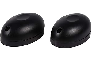 Akozon Infrared Barrier Light Beam Infrared Sensor, 1 Pair Half Egg 20m Single Beam Infrared Sensor Simple Beam Alarm Photoelectric Detector for Home Gate Door Window Security System