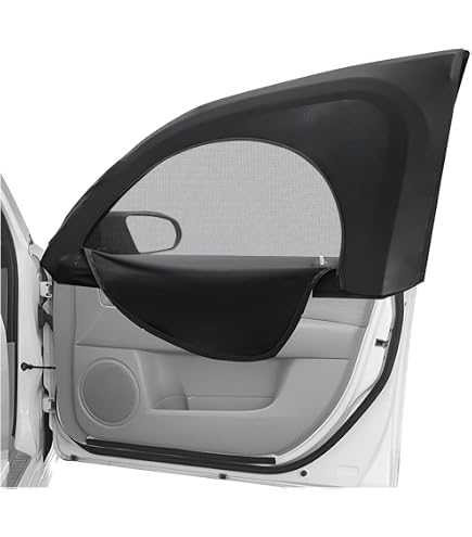 Pare Soleil Voiture - Protection Thermique & UV | Pour Vitres Avant/Latérales/Arrière | Maille Transparente