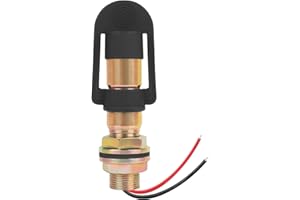 ‎AOHEWEI AOHEWEI Beacon-Montagehalterung, flexible DIN-Pol-Metallhalterung mit Draht und Schutzkappe für blinkende rotierende Warnleuchte für Gabelstapler, Traktoren