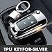 Produktbild SUNQQB Für 2/3/4/5 Tasten Ersatz Remote Case Fob Abdeckung Flip Folding Key Shell Für Chevrolet Lova Segel Aveo Cruze für Opel Für Buick,A,Silver