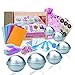 Produktbild Swisselite Badebomben-Set, 3 Größen, 369-teilig, Bastelmaterial inklusive Form, Löffel, Taschen, Geschenktüten und Gummiband, Set für Ihre eigenen Badebomben