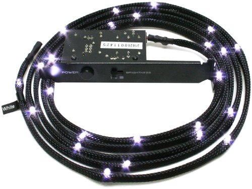 Preisvergleich Produktbild NZXT CB-LED20-WT LED-Kabel Kit, 200 cm, Weiß