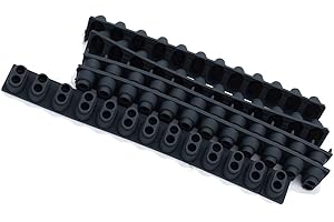 YVZOTCK 5 pcs Almohadilla de goma conductora Compatibilidad Yamaha PSR-GX76/PSR-E433/PSR-E423/PSR-E413/PSR-E403/PSR-E313/YTP-420 MM6 etc Botón de silicona conductora