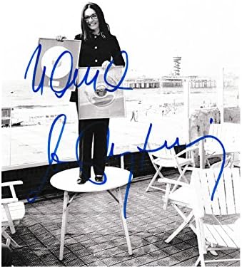 Greek Singer - Nana Mouskouri Genuine Authentic Signed Autograph AFTAL COA