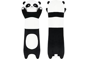 Dalmao 90cm Langer Panda Plüsch Kissen, Panda Stofftiere Kuscheltier, Niedliche Plüschtier Schlafkissen Geschenke für Kinder Geburtstage, Ostern