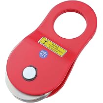 AIM Tools Umlenkrolle 8 Tonnen – Snatch Block Für Seile Bis 14 Mm, Für Winden & Rettungsheben