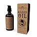 Sir Reginalds Beard Oil - Beard Conditioning Oil- Descent of Man Collection- A Beard Softener and Deep Conditioner For Men HUGE 100ml- 3.5oz- With Lock Pump Dispenser- Stylish Glass Bottle- Made in UK