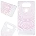 Produktbild SMART LEGEND LG V20 Weiche Silikon Hülle TPU Bumper Transparent Handyhülle mit Rosa Mandala Muster Durchsichtig Schutzhülle Backcover Crystal Kirstall Clear Etui Ultra Slim Design Glatt Weich Handytasche Soft Case Silicon Protective Cover Flexible Dünne zurück Schale