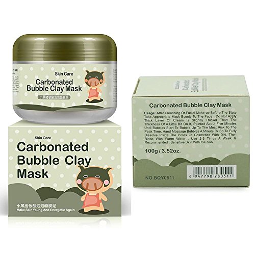 Ecarton Gesichtsmaske Carbonated Bubble Clay Maske Deep Clear Oxygen Bubbles Mud Maske