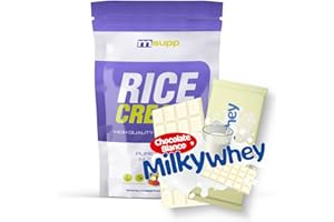 MM Supplements - Crema de Arroz - en Polvo - Bote de 2 kg - Fuente de Carbohidratos - Saciante del Apetito - Ideal para Mezclar con Proteína - Sabor Milky Whey