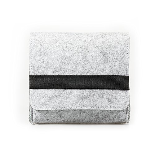 FORMGUT   Filz Aufbewahrungstasche  T  schchen  kleine Zubeh  rtasche f  r Accessoires  Maus Mouse  Handy  HDD  Kabel  Netzteil  Schminke  Kosmetik  W