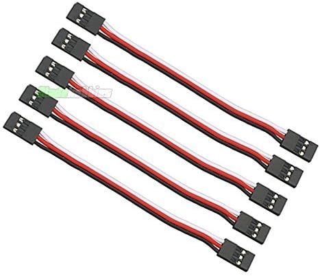 Blade Hobbies 5X 10Cm Male To Male Servo Lead For Connecting Kk2.0 2.1 Multiwii To Receiver Uk