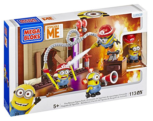 Preisvergleich Produktbild Mega Bloks 94816U - Ich Einfach Unverbesserlich Fire Rescue Figure Pack