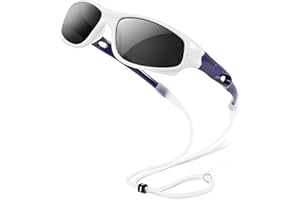 Hifot Gafas de Sol Bebe Niño Niña Gafas Sol polarizadas de Goma Suaves de Deportes Gafas de Sol Infantiles UV400 100% protección Rayos