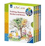 Frühling, Sommer, Herbst und Winter (Schuber): Was machen wir im Frühling? / Was machen wir im Sommer? / Was machen wir im Herbst? / Was machen wir im Winter? (Wieso? Weshalb? Warum? junior) by 
