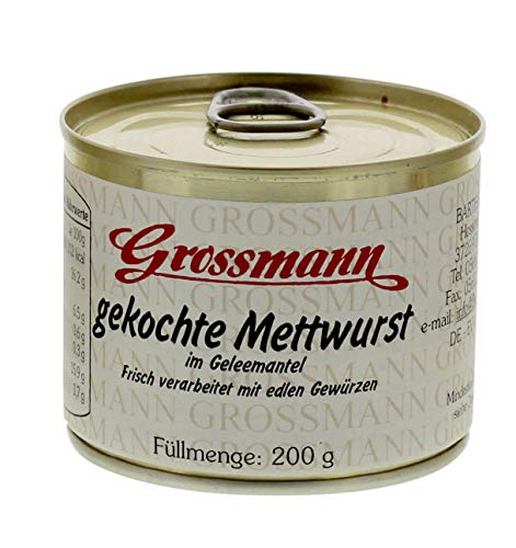 Preisvergleich Produktbild Grossmann - Mettwurst gekocht - 200g