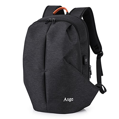 Preisvergleich Produktbild Asge Einfarbig Rucksack Herren Schulrucksack Jungen Daypack wasserfest Schultasche Hochschule Backpack Business Laptoprucksack 15 6 Zoll
