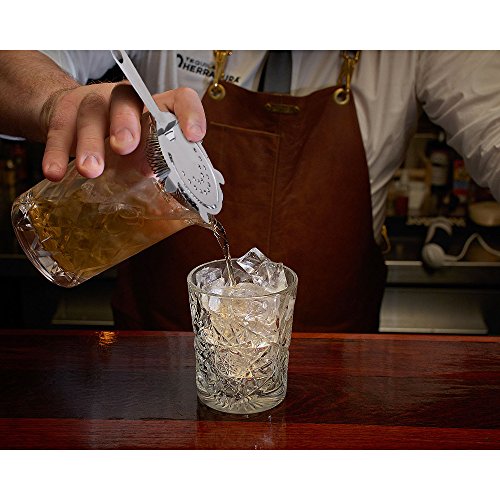 Cocktail Shaker Set 4-teilig Edelstahl Bar Werkzeug-Set mit Shaker und Glas, zwei Bar Jiggers, Hawthorne Sieb, Twisted Bar Löffel Cocktail Mixologist Set - 6