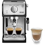 De'Longhi ECP35.31 Macchina da Caffè Espresso Manuale e Cappuccino, Caffè in Polvere o in Cialde E.S.E., Argento
