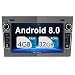 Produktbild Pumpkin Android 8.0 Autoradio Radio für Opel Astra Corsa Zafira mit Navi Unterstützt Bluetooth DAB+ USB Android Auto MicroSD 2 Din 7 Zoll Bildschrim Grau