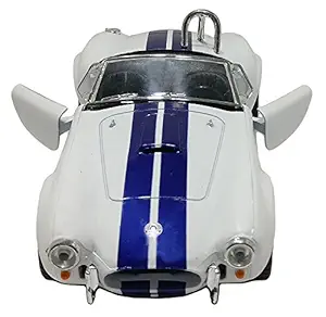 Kinsmart 1:32 Scale 1965 Shelby Cobra Die-Cast Car with Openable Doors & Pull Back Action