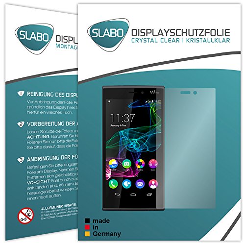 4 x Slabo Displayschutzfolie Wiko Ridge 4G Displayschutz Schutzfolie Folie „Crystal Clear“ unsichtbar MADE IN GERMANY - 2