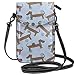 Produktbild best pillow Super Cute Male Sausage Dog In Tie Small Cell Phone Purse Crossbody Cellphone Shoulder Bag Smartphone Wallet Purse With Removable Strap