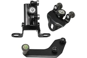 Hoypeyfiy Left Sliding Door Roller Guide Set Side Door Roller Runner 3Pcs Set for Transit Mk6 Mk7 Left 1667675(TOP + Middle + Bottom)