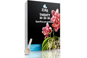 ZOMA Twenty - Concime Orchidee 20 20 20 NPK 250g - Fertilizzante orchidee Completo con Microelementi per Tutte le Varietà di Orchidee, Concime orchidee granulare Stimola Radici e Fioritura