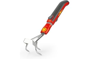 WOLF GARTEN Wolf-Garten JÄTEGRUBBER MIT STIEL LB-M/ZM 015 Weeding Grabber with Handle, red