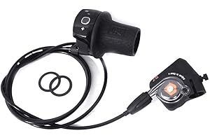 STURMEY-ARCHER Sturmey Archer S7 Interruptor de Mango Giratorio, Adultos Unisex, Negro, 7-Gang