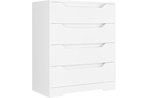 ‎HOCSOK HOCSOK Kommode, Sideboard mit 4 Schubladen, Mehrzweckschrank Großer Stauraum, für Wohnzimmer, Flur, Schlafzimmer, 69x39x82cm