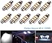 Produktbild CICMOD 10x 800 Lumen CANBUS fehlerlose 12*4014 SMD LED Innenraumbeleuchtung Innenbeleuchtung Kennzeichenbeleuchtung Soffitte Lampe Licht 36mm Xenon-Weiß 6000K