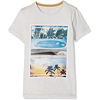 Quiksilver Heather Place To Be Camiseta, Niños, Blanco, XS/8